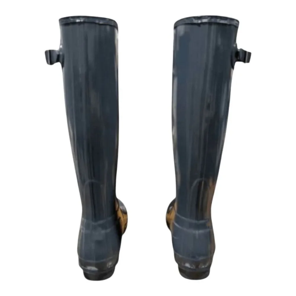 HUNTER Original Tall Gloss Rain Boot Size 6